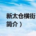 新太仓横街54号院（关于新太仓横街54号院简介）