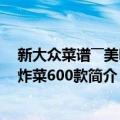 新大众菜谱――美味煎炸菜600款（关于新大众菜谱――美味煎炸菜600款简介）