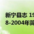 新宁县志 1978-2004年（关于新宁县志 1978-2004年简介）