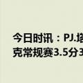 今日时讯：PJ.塔克我们身体对抗不够强硬 价值不在数据塔克常规赛3.5分3.9板&季后赛4.9分4.5板