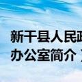 新干县人民政府办公室（关于新干县人民政府办公室简介）