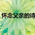 怀念父亲的诗句（怀念父亲的古诗句有哪些）