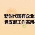 新时代国有企业党支部工作实用指南（关于新时代国有企业党支部工作实用指南简介）