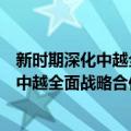 新时期深化中越全面战略合作的联合声明（关于新时期深化中越全面战略合作的联合声明简介）