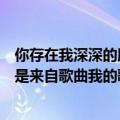 你存在我深深的脑海里是什么歌（你存在我深深的脑海里是是来自歌曲我的歌声里）