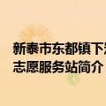 新泰市东都镇下炭村志愿服务站（关于新泰市东都镇下炭村志愿服务站简介）