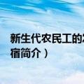 新生代农民工的发展和归宿（关于新生代农民工的发展和归宿简介）