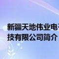 新疆天地伟业电子科技有限公司（关于新疆天地伟业电子科技有限公司简介）