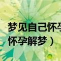 梦见自己怀孕是啥预兆是什么意思（梦见自己怀孕解梦）