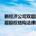 新经济公司双层股权结构法律制度研究（关于新经济公司双层股权结构法律制度研究简介）