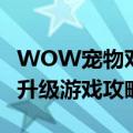 WOW宠物对战升级怎么做（WOW宠物对战升级游戏攻略）