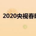 2020央视春晚名单（有如下46个节目名单）