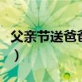 父亲节送爸爸的祝福语简短（父亲节祝福语录）