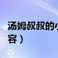 汤姆叔叔的小屋简介（汤姆叔叔的小屋什么内容）