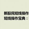 新股民短线操作宝典：稳定盈利的108个绝招（关于新股民短线操作宝典：稳定盈利的108个绝招简介）