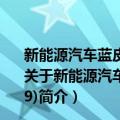 新能源汽车蓝皮书：中国新能源汽车产业发展报告(2019)（关于新能源汽车蓝皮书：中国新能源汽车产业发展报告(2019)简介）