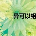 异可以组什么词（汉字异怎么组词）