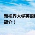 新视界大学英语综合训练3（关于新视界大学英语综合训练3简介）