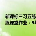 新课标三习五练课堂作业：9年级物理（关于新课标三习五练课堂作业：9年级物理简介）