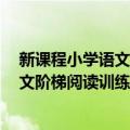 新课程小学语文阶梯阅读训练：6年级（关于新课程小学语文阶梯阅读训练：6年级简介）