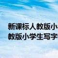 新课标人教版小学生写字课课练-五年级 下（关于新课标人教版小学生写字课课练-五年级 下简介）