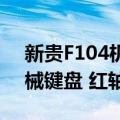 新贵F104机械键盘 红轴（关于新贵F104机械键盘 红轴简介）