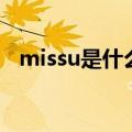 missu是什么意思（英语missu什么意思）