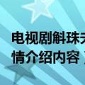 电视剧斛珠夫人剧情介绍（电视剧斛珠夫人剧情介绍内容）