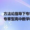 方法论指导下专家型高中数学教师培养（关于方法论指导下专家型高中数学教师培养简介）