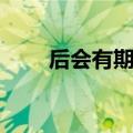 后会有期什么意思（后会有期解释）