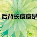 后背长痘痘是什么原因（问题可能出自这里）