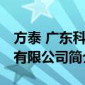 方泰 广东科技有限公司（关于方泰 广东科技有限公司简介）