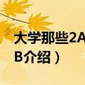 大学那些2A2B是什么意思啊（关于大学2A2B介绍）