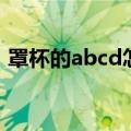 罩杯的abcd怎么算（罩杯的abcd计算方法）