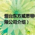 烟台东方威思顿电气有限公司（关于烟台东方威思顿电气有限公司介绍）