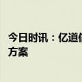 今日时讯：亿道信息成立企业级研究院 主动探索AI原生交互方案