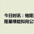 今日时讯：格隆汇公告精选(港股)︱协鑫科技(03800.HK)：隆基绿能拟向公司采购合共约42.5万吨多晶硅料(颗粒硅)