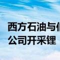 西方石油与伯克希尔哈撒韦能源部门成立合资公司开采锂