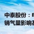 中泰股份：电动车行业的发展对公司目前整体销气量影响甚微