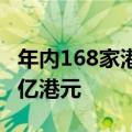 年内168家港股公司实施回购 累计金额近900亿港元