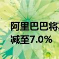 阿里巴巴将其在云音乐的持股比例从8.3%削减至7.0%