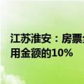 江苏淮安：房票全市通用，使用房票购买商品房奖励房票使用金额的10%