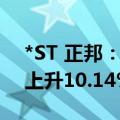 *ST 正邦：5月生猪销售收入2.96亿元 环比上升10.14%