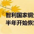 智利国家铜业公司Codelco：将于2024年下半年开始恢复铜产量