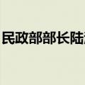 民政部部长陆治原会见日本驻华大使金杉宪治