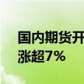 国内期货开盘多数上涨，丁二烯橡胶（BR）涨超7%