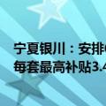 宁夏银川：安排6000万元购房补贴专项资金，“以旧换新”每套最高补贴3.4万元