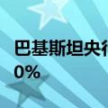 巴基斯坦央行将关键利率下调150基点至20.50%