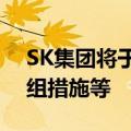 SK集团将于6月28日召开会议，讨论业务重组措施等