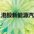 港股新能源汽车股震荡走低 小鹏汽车跌超5%